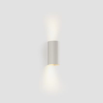 FARO 40538 - Væglampe SOLE 2xGU10/8W/230V hvid rund