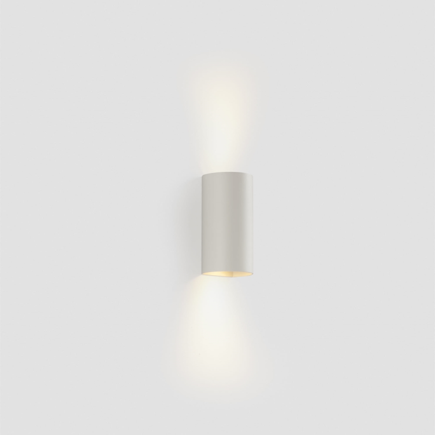 FARO 40538 - Væglampe SOLE 2xGU10/8W/230V hvid rund