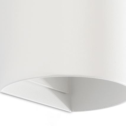 FARO 40538 - Væglampe SOLE 2xGU10/8W/230V hvid rund