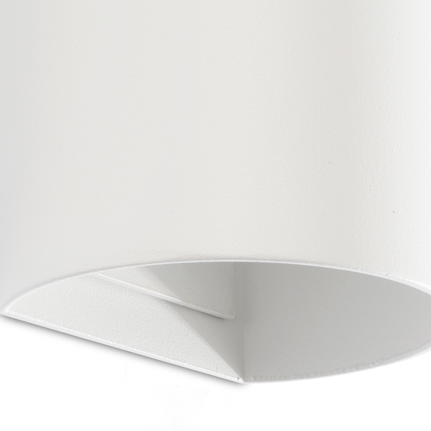 FARO 40538 - Væglampe SOLE 2xGU10/8W/230V hvid rund