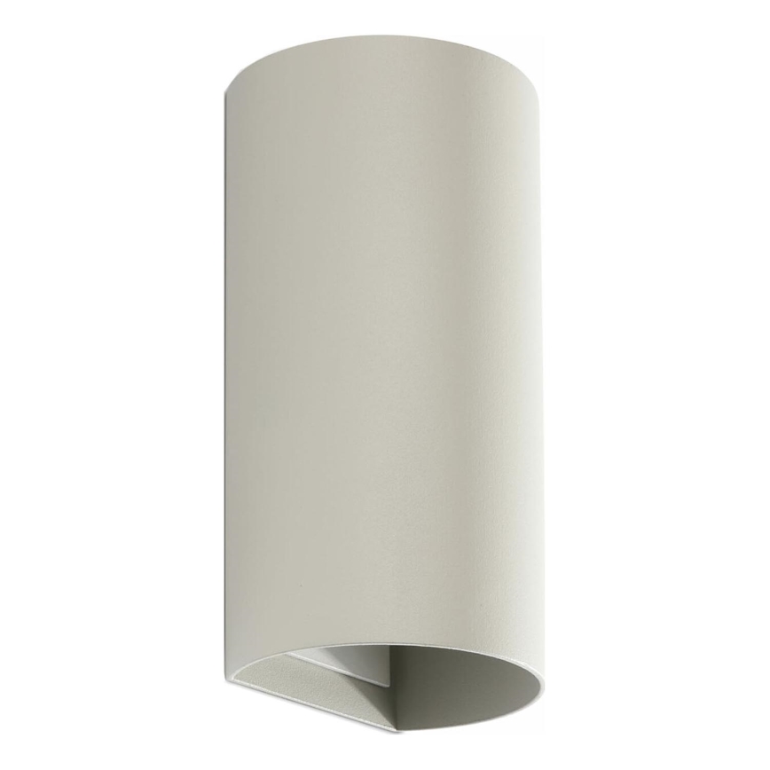 FARO 40540 - Væglampe SOLE 2xGU10/8W/230V grå rund