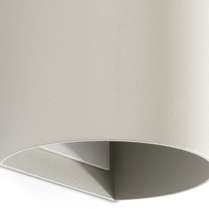 FARO 40540 - Væglampe SOLE 2xGU10/8W/230V grå rund