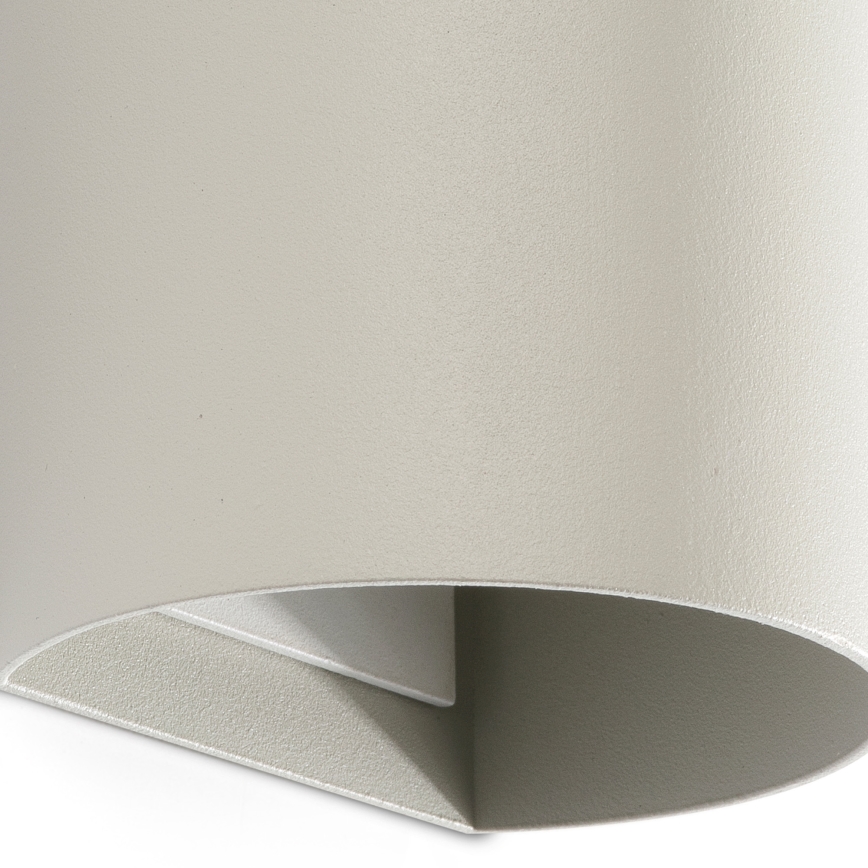 FARO 40540 - Væglampe SOLE 2xGU10/8W/230V grå rund