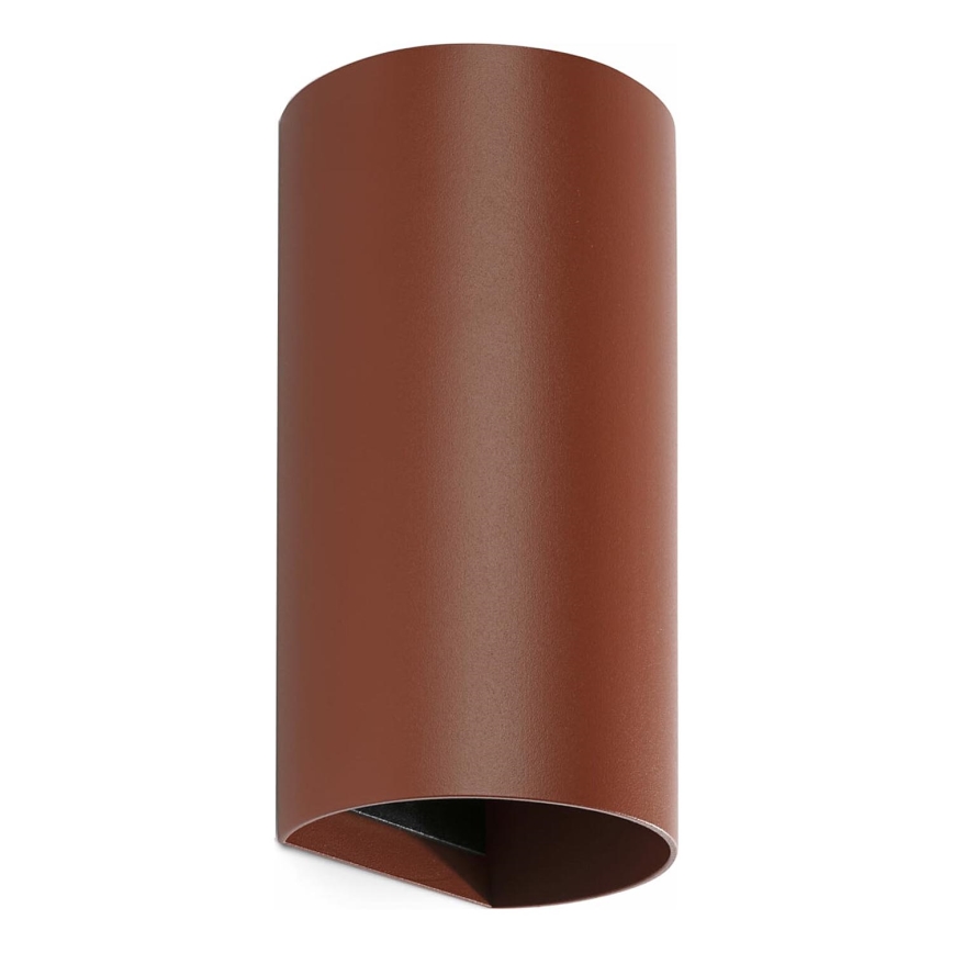 FARO 40541 - Væglampe SOLE 2xGU10/8W/230V mursten rund