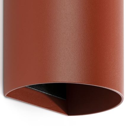 FARO 40541 - Væglampe SOLE 2xGU10/8W/230V mursten rund