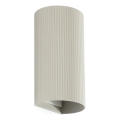 FARO 40544 - Væglampe SOLE 2xGU10/8W/230V grå rillet rund