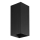 FARO 40566 - Væglampe SOLE 2xGU10/8W/230V sort rillet kantet