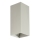 FARO 40567 - Væglampe SOLE 2xGU10/8W/230V grå rillet kantet