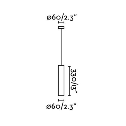 FARO 43755 - Lysekrone på en snor STAN 1xGU10/8W/230V