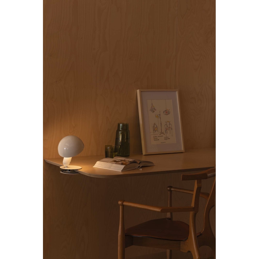 FARO 56101 - Bordlampe med klemme 2-i-1 BELA 1xE27/15W/230V hvid