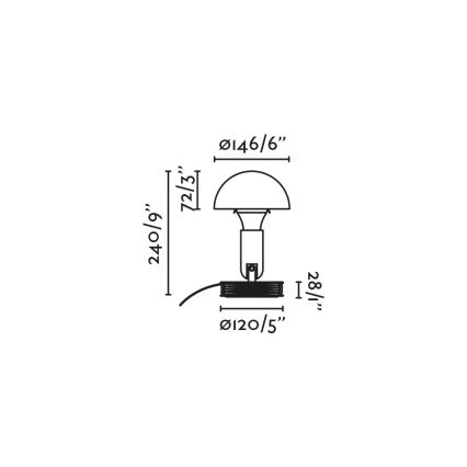 FARO 56101 - Bordlampe med klemme 2-i-1 BELA 1xE27/15W/230V hvid