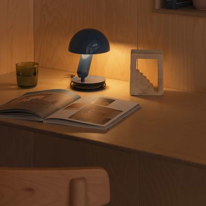 FARO 56102 - Bordlampe med klemme 2-i-1 BELA 1xE27/15W/230V blå