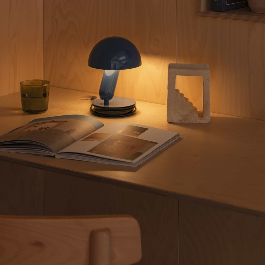 FARO 56102 - Bordlampe med klemme 2-i-1 BELA 1xE27/15W/230V blå