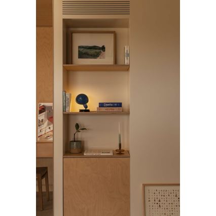 FARO 56102 - Bordlampe med klemme 2-i-1 BELA 1xE27/15W/230V blå