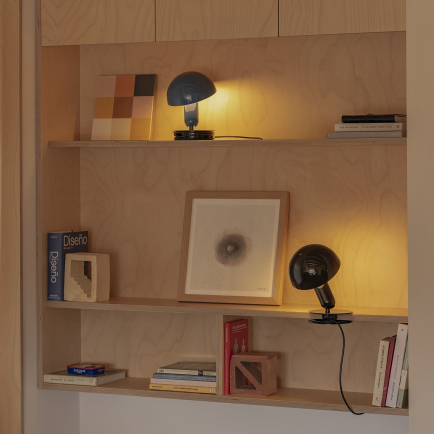 FARO 56102 - Bordlampe med klemme 2-i-1 BELA 1xE27/15W/230V blå