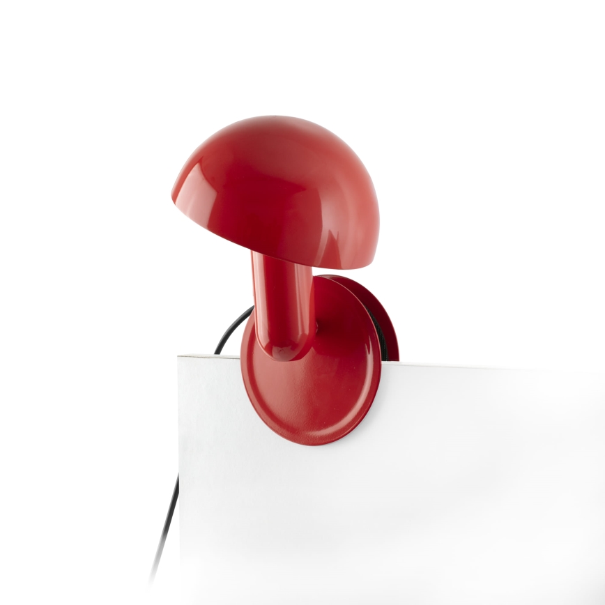 FARO 56103 - Bordlampe med klemme 2-i-1 BELA 1xE27/15W/230V rød