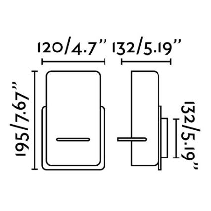 FARO 62130 - Væglampe SMILE 1xE27/15W/230V hvid