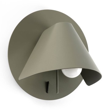 FARO 62356 - Vægspotlampe NOON 1xE27/15W/230V khaki