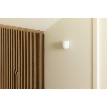 FARO 63428 - Væglampe KAPPU 1xE14/7W/230V 15,8x15 cm hvid