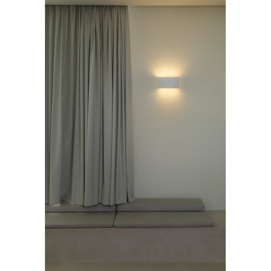 FARO 63430 - Væglampe KAPPU 2xE14/7W/230V 16,8x30 cm hvid