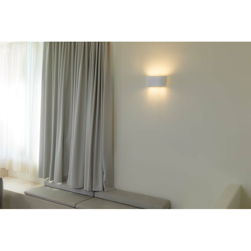 FARO 63430 - Væglampe KAPPU 2xE14/7W/230V 16,8x30 cm hvid