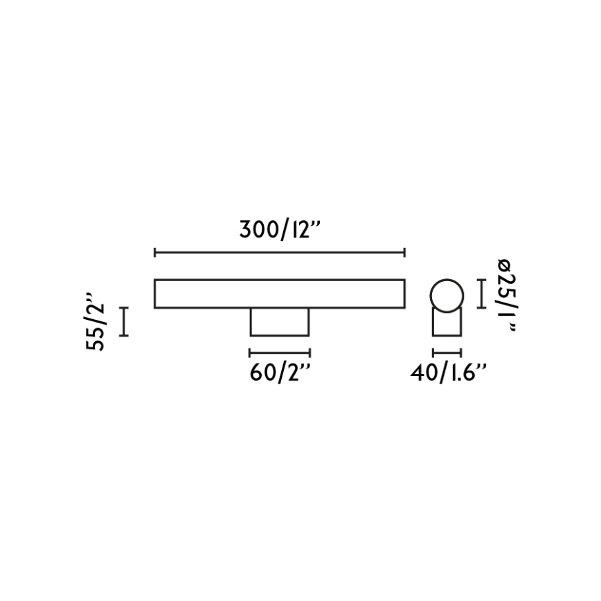 FARO 63548 - LED spejllampe til badeværelse CALMA LED/5W/230V IP44 guldfarvet