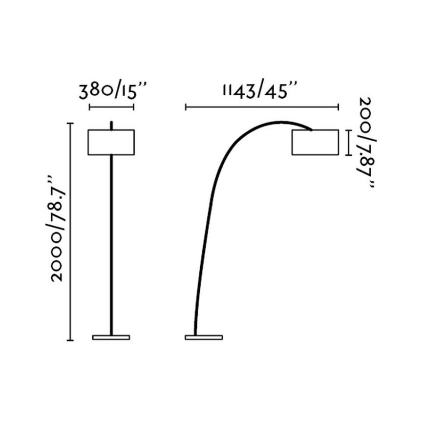 Faro 68462 - Gulvlampe PAPUA 1xE27/60W/230V