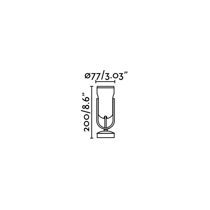 FARO 70035 - Udendørs LED væglampe SLOT-1 LED/14W/230V IP65 3000K