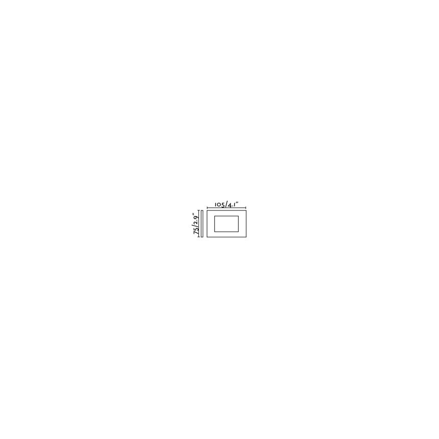 FARO 70162 - Udendørs LED indbygningslampe SPARK-1 LED/5W/230V IP65