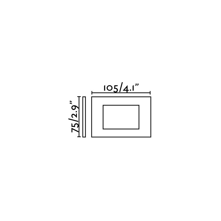 FARO 70163 - Udendørs LED indbygningslampe SPARK-1 LED/5W/230V IP65