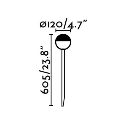 FARO 70245 - Udendørs LED lampe PICCOLA LED/8W/230V IP65