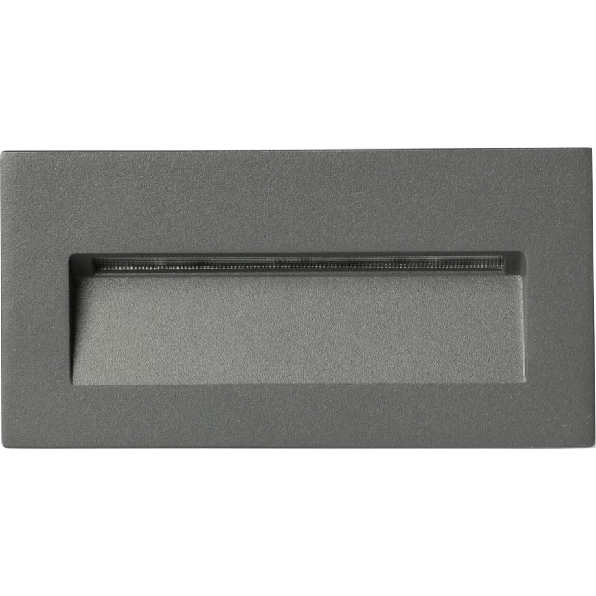 FARO 70289 - LED Indbygningslampe MANI LED/5W/230V 2200/2700/3200/4000K IK07 IP65 grå