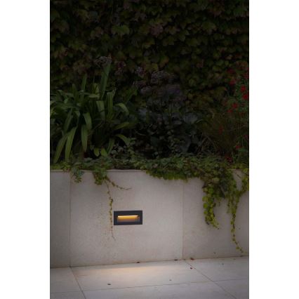 FARO 70289 - LED Indbygningslampe MANI LED/5W/230V 2200/2700/3200/4000K IK07 IP65 grå
