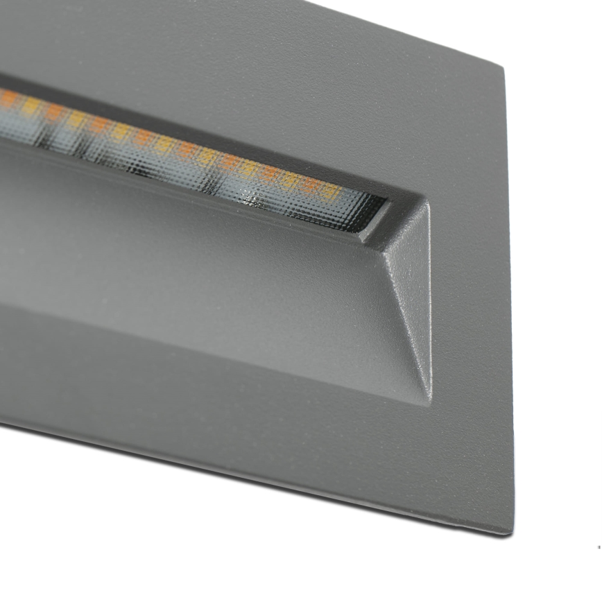 FARO 70289 - LED Indbygningslampe MANI LED/5W/230V 2200/2700/3200/4000K IK07 IP65 grå