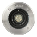FARO 70310 - Udendørs kørbar indbygningsarmatur GEISER 1xGU10/8W/230V IK08 IP67 rustfrit stål