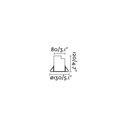 FARO 70310 - Udendørs kørbar indbygningsarmatur GEISER 1xGU10/8W/230V IK08 IP67 rustfrit stål