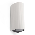 FARO 70328 - Udendørs væglampe ESTELA 2xGU10/5W/230V IP65 hvid
