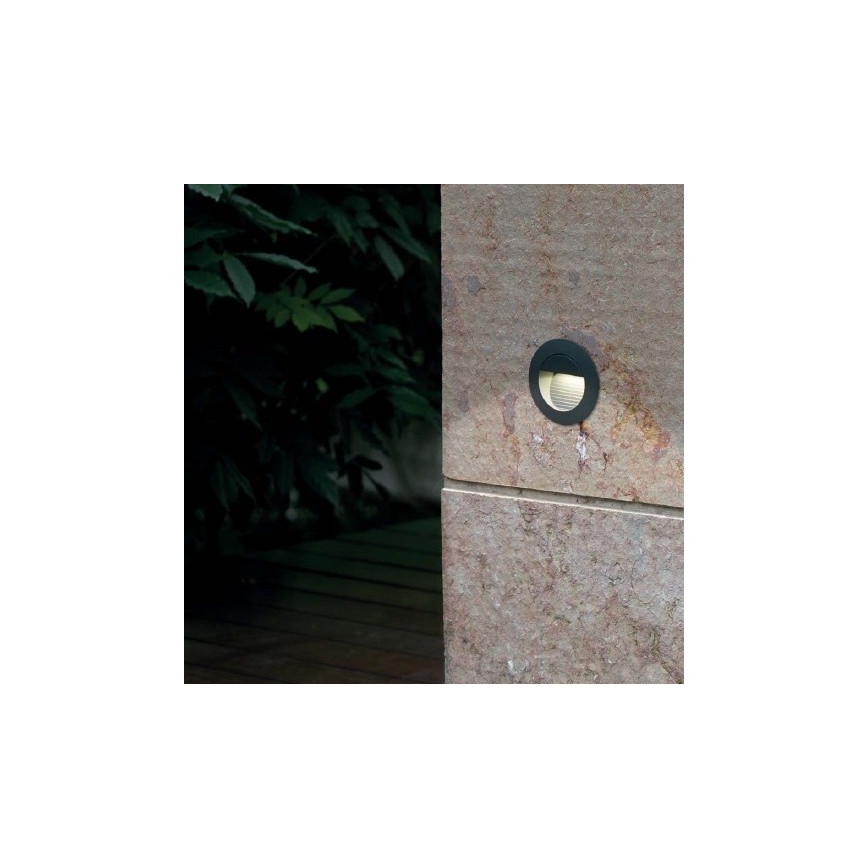 FARO 70403 - Udendørs LED væglampe MINI RACING LED/1,2W/230V IP44