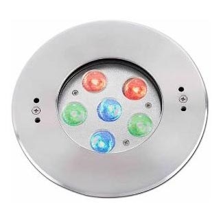 FARO 70456 - Udendørs LED indbygningslampe med RGB-farver EDEL LED/18W/24V IP68