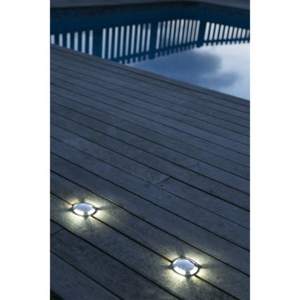 FARO 70564 - Udendørs LED indbygningslampe KEENAN-3 LED/1W/12V IP67