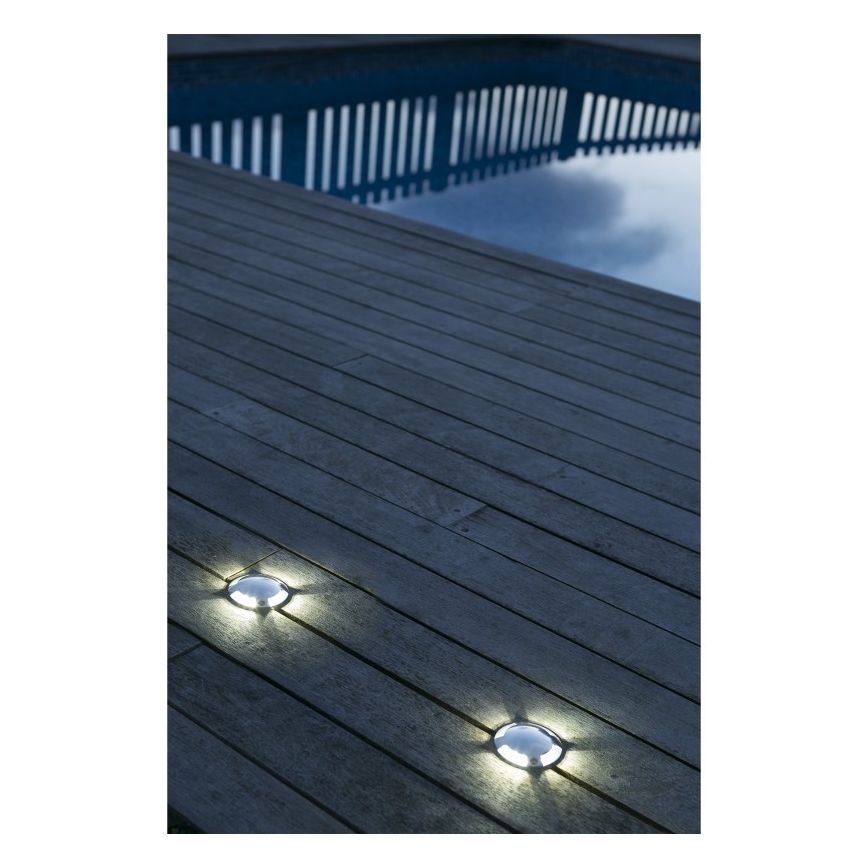FARO 70564 - Udendørs LED indbygningslampe KEENAN-3 LED/1W/12V IP67