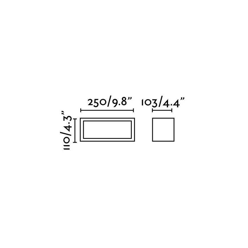 FARO 70573 - Udendørs væglys TEJO 1xE27/20W/230V IP54