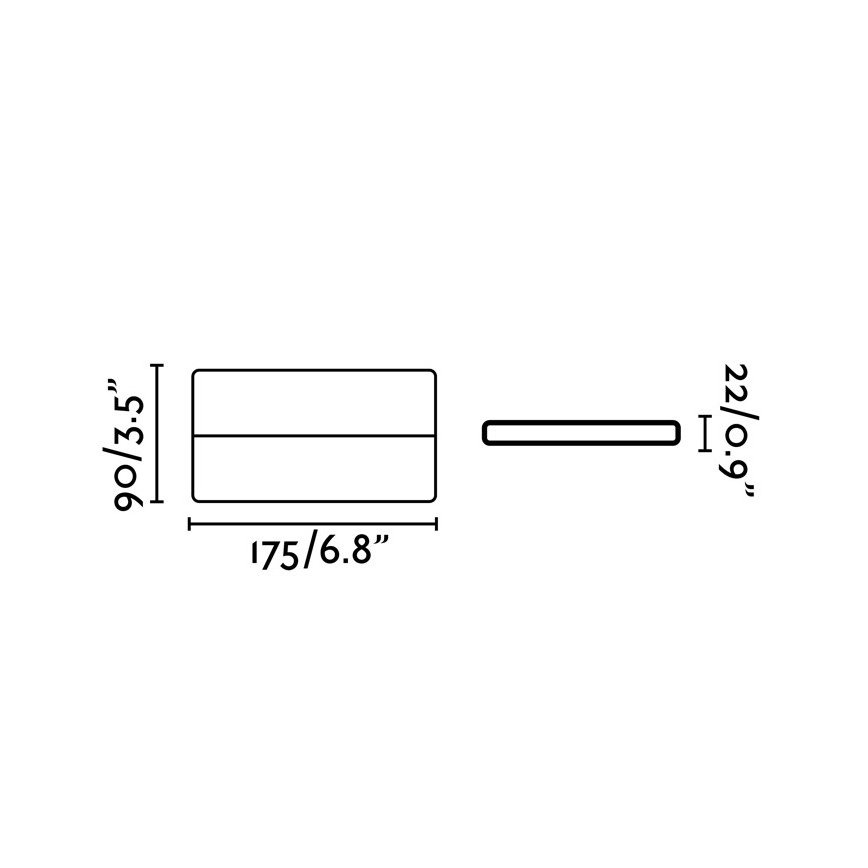 FARO 70646 - Udendørs LED væglampe ADAY-2 LED/12W/230V IP54