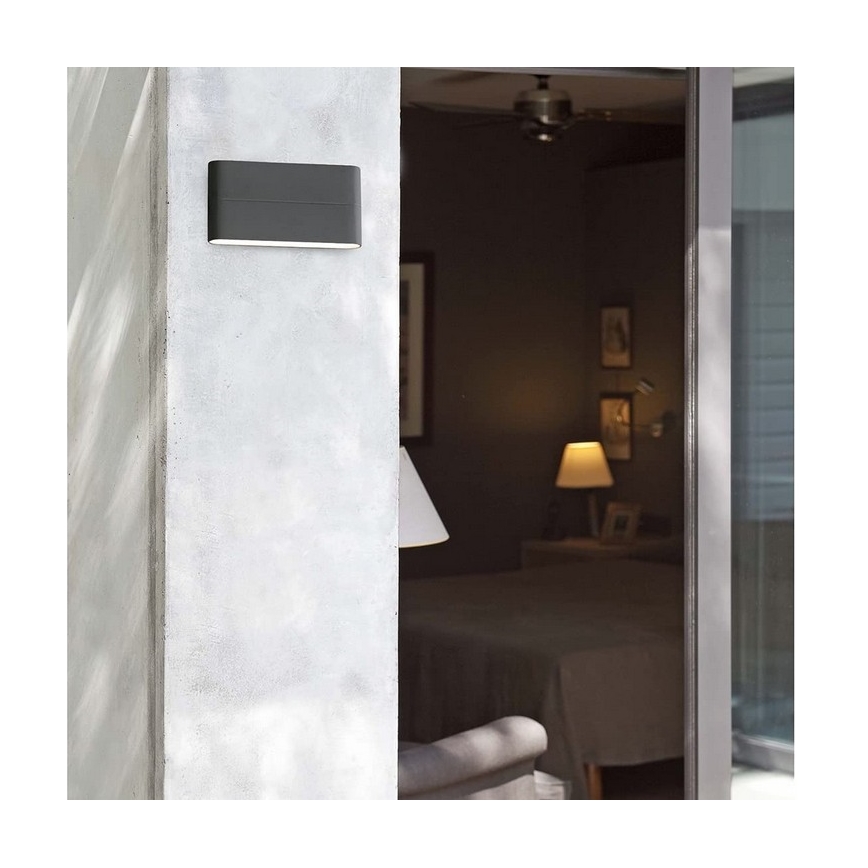 FARO 70647 - Udendørs LED væglampe ADAY-2 LED/12W/230V IP54