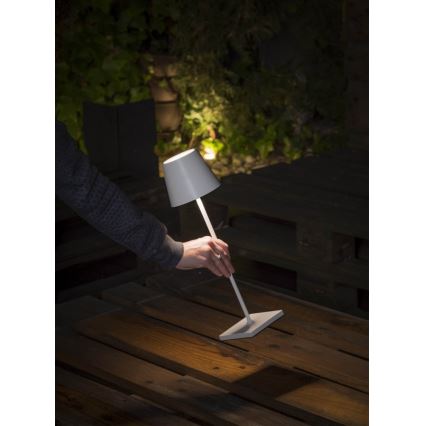 FARO 70775 - LED udendørs bordlampe med touch TOC LED/2,2W/3,7V/230V IP54