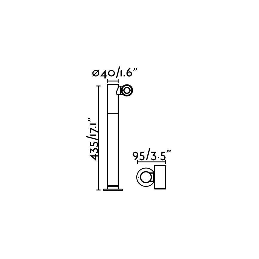 FARO 70783 - Udendørs LED lampe SPY-2 LED/6W/230V IP65