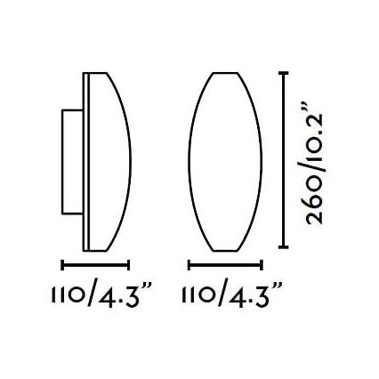 FARO 70819 - Udendørs LED væglampe BACO LED/6W/230V IP54