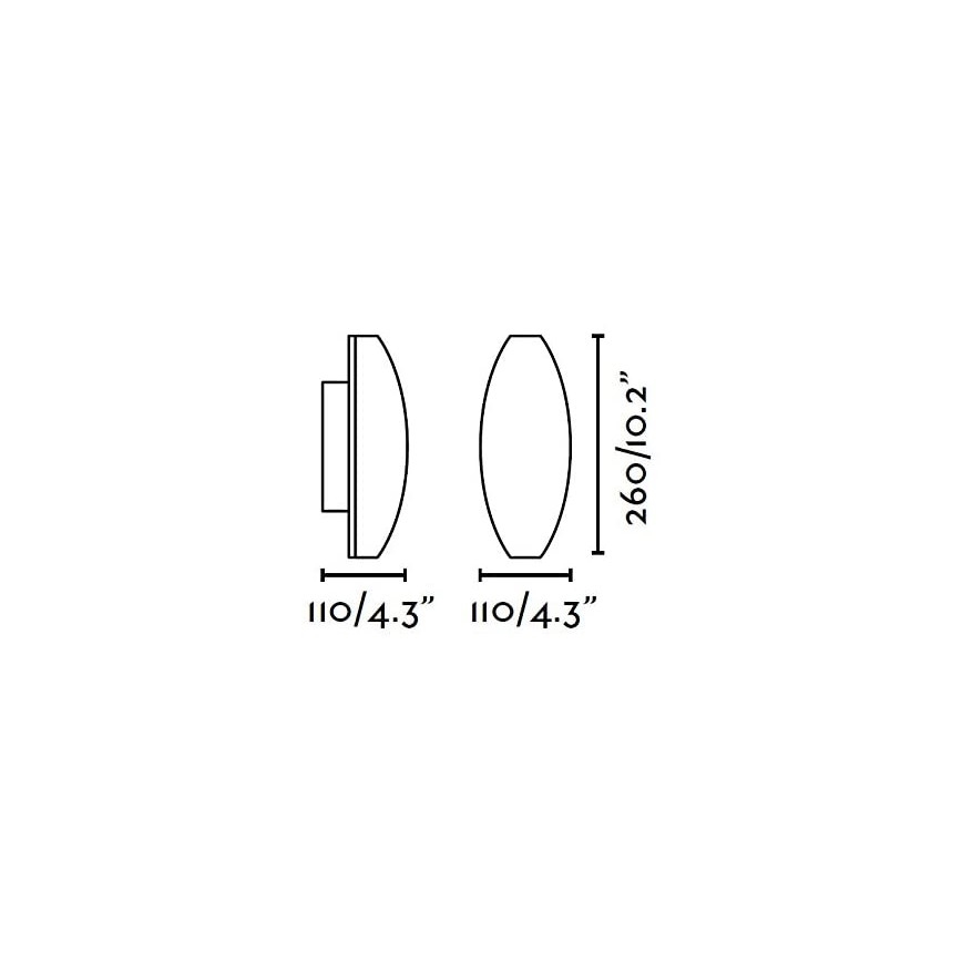 FARO 70819 - Udendørs LED væglampe BACO LED/6W/230V IP54