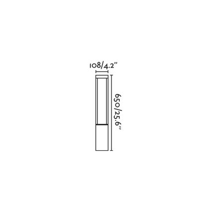 FARO 70842 - LED udendørslampe AGRA LED/9W/230V IP55 antracit