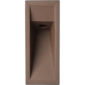 FARO 70929 - LED indbygningsarmatur TIL LED/3W/24V CRI 90 IP65 brun